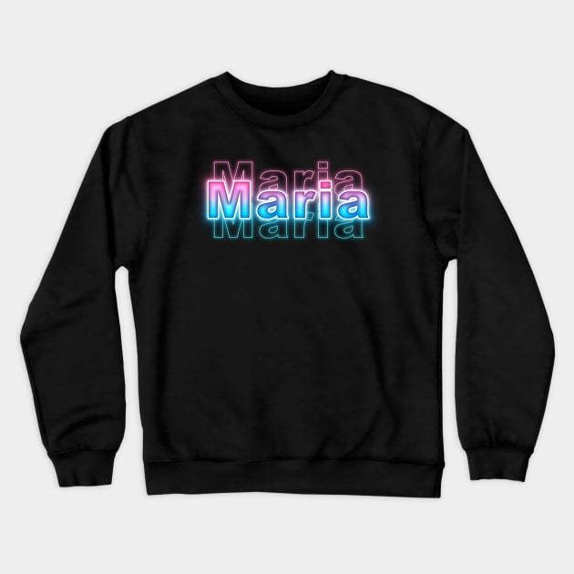 Maria Crewneck Sweatshirt by Sanzida Design